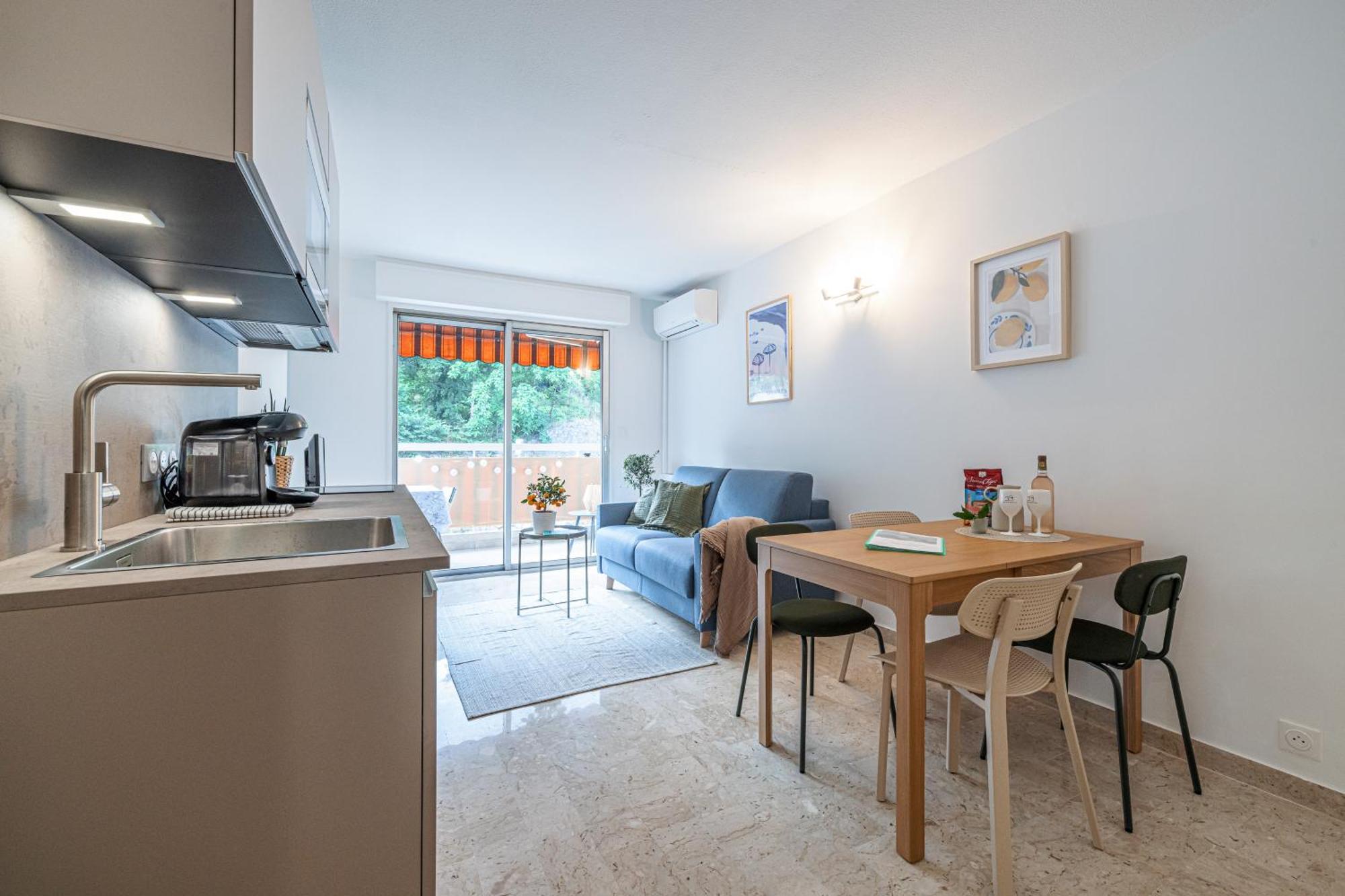 Appartement 2P Renove Avec Terrasse Au Port De Nizza Kültér fotó